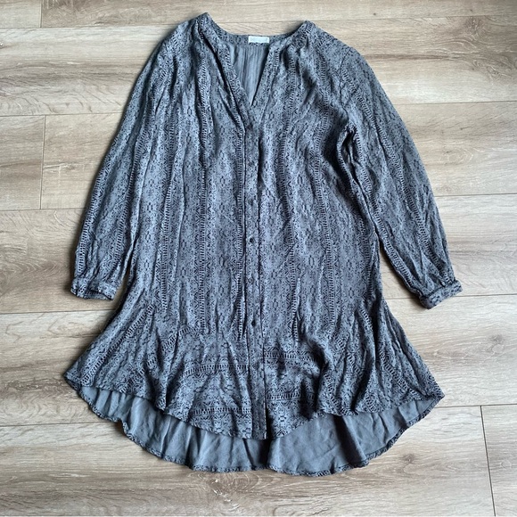 Gentle Fawn Quartz Dress button up tunic boho 100% Viscose - Picture 1 of 7